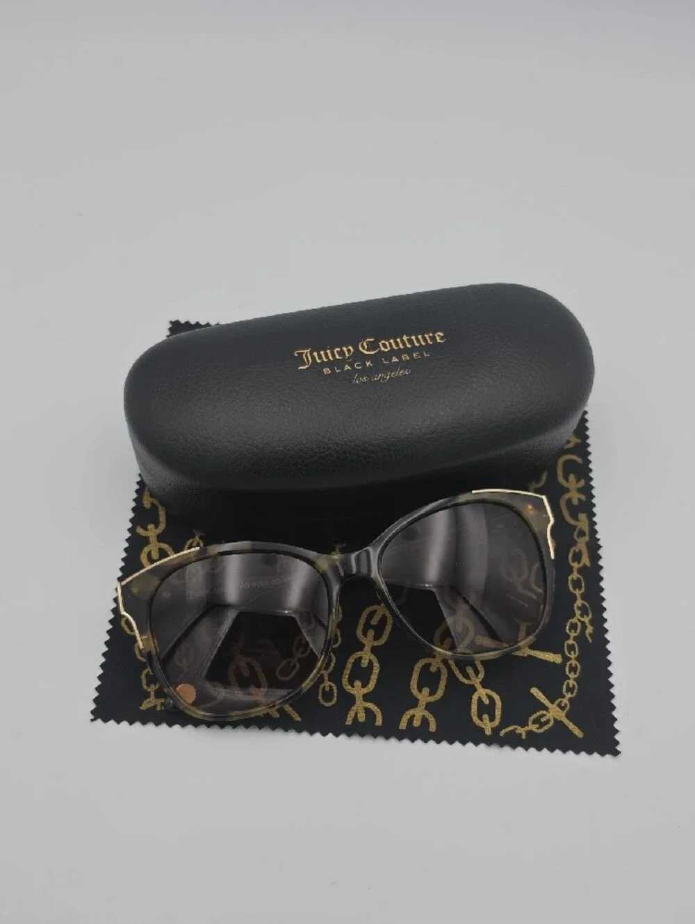 Juicy Couture Tortoiseshell Leopard Print Cat-Eye Women's Sunnies (NWOT)✨️🐆✨️ - Picture 4 of 12